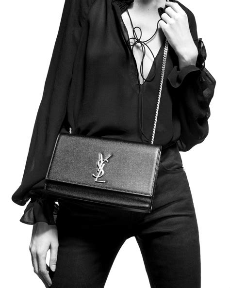 ysl medium kate chain|Saint Laurent Medium Kate Leather Wallet on a Chain.